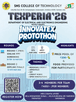 INNOVATEX - PROTOTHON 2026 Hackathon Poster